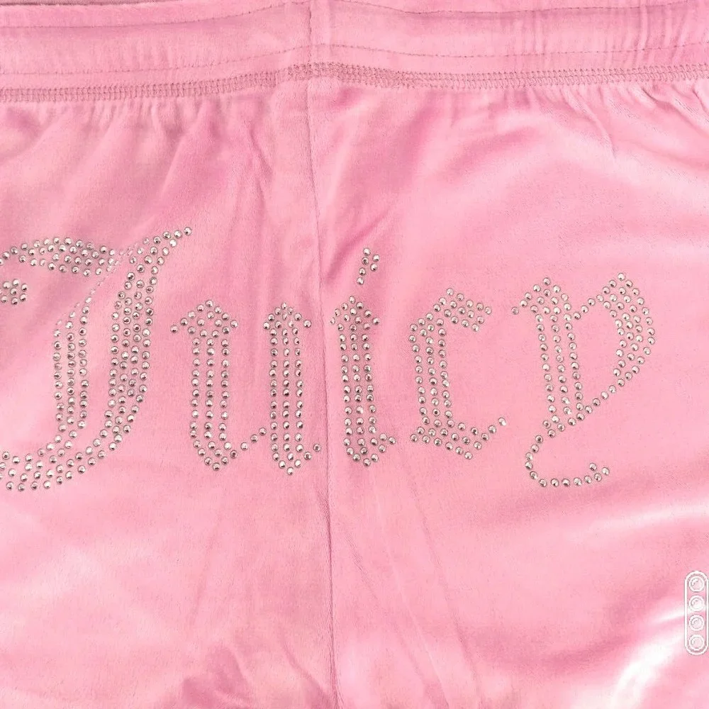 Juicy Couture 2pc Pajama Short & Shirt Lavender Logo Sleepwear Set - Picture 4 of 6